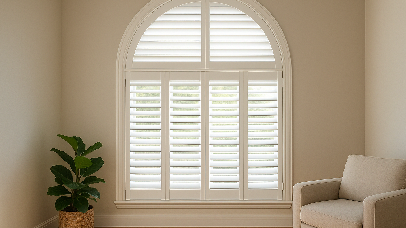 Best Plantation Shutters for Arched Windows Nationwide